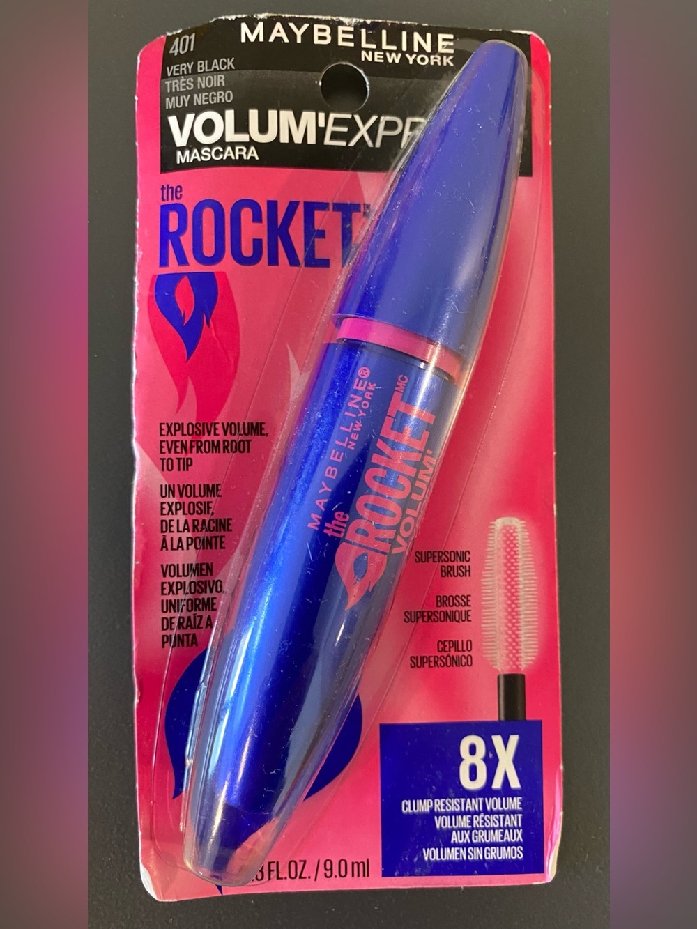 Maybelline Volum' Express The Rocket Mascara - Very black  (set of 2) - Picture 3 of 4
